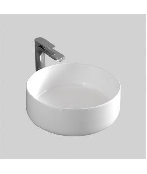 LAVABO APPOGGIO COGNAC 42 BIANCO LUCIDO SANIGLAZE