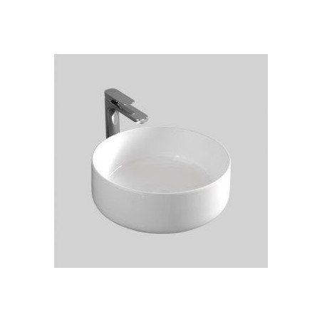 LAVABO APPOGGIO COGNAC 42 BIANCO LUCIDO SANIGLAZE