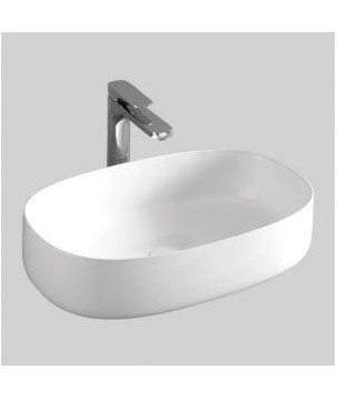 LAVABO APPOGGIO COGNAC 55 BIANCO LUCIDO SANIGLAZE