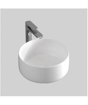 LAVABO APPOGGIO COGNAC 35 BIANCO LUCIDO SANIGLAZE