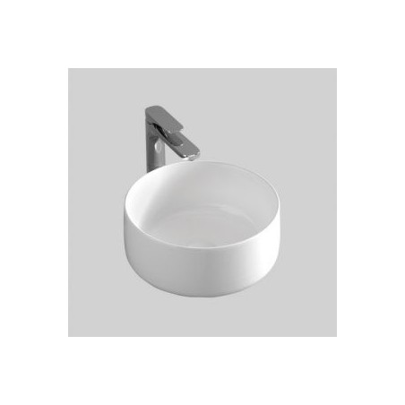 LAVABO APPOGGIO COGNAC 35 BIANCO LUCIDO SANIGLAZE